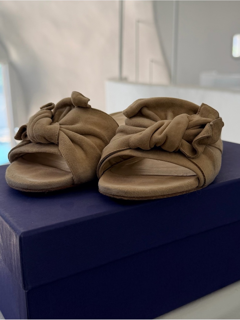 Stuart Weitzman Mojave Suede Sandals 🌞 - Picture 2 of 5